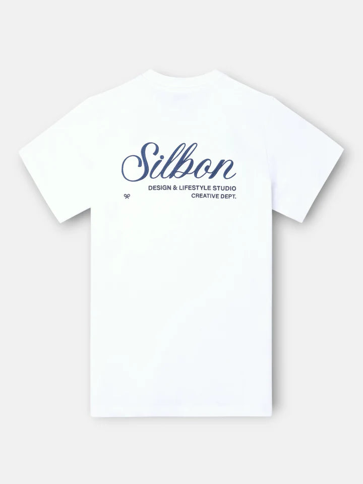 CAMISETA SILBON CREATIVE DEPT - BLANCO