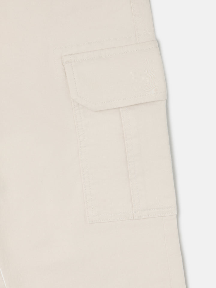 PANTALÓN CARGO SILBON CASUAL - hueso
