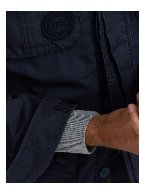 CHAQUETA SILBON MILITAR - MARINO