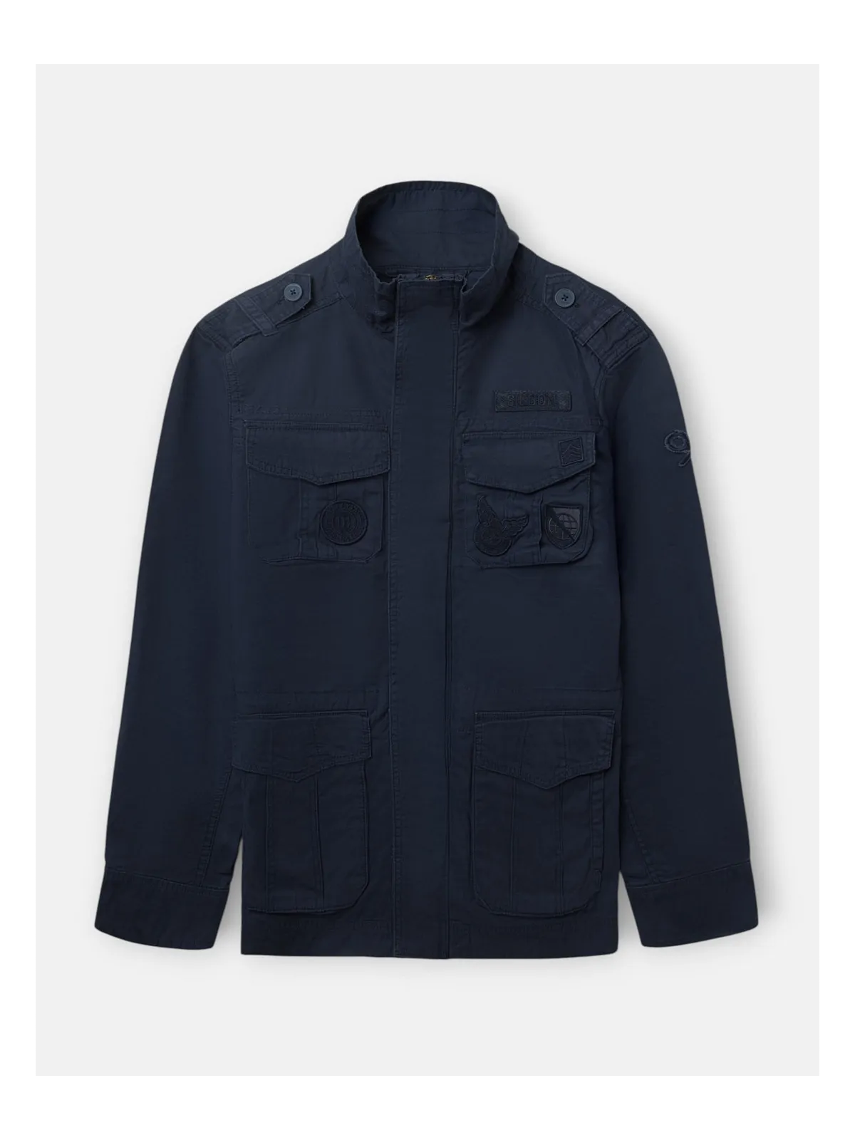 CHAQUETA SILBON MILITAR - MARINO