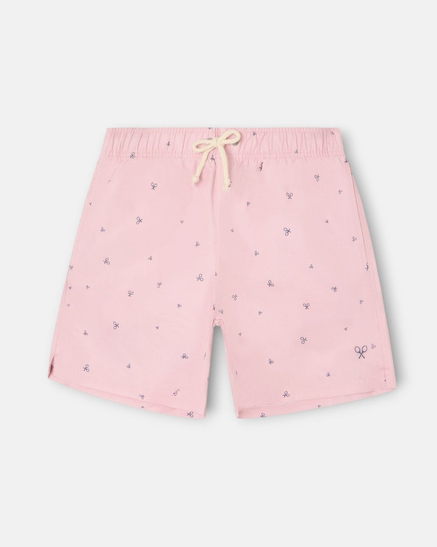 BAÑADOR SILBON MINIRAQUETAS - CORAL