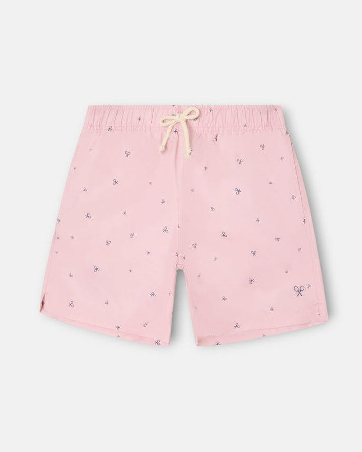 BAÑADOR SILBON MINIRAQUETAS - CORAL