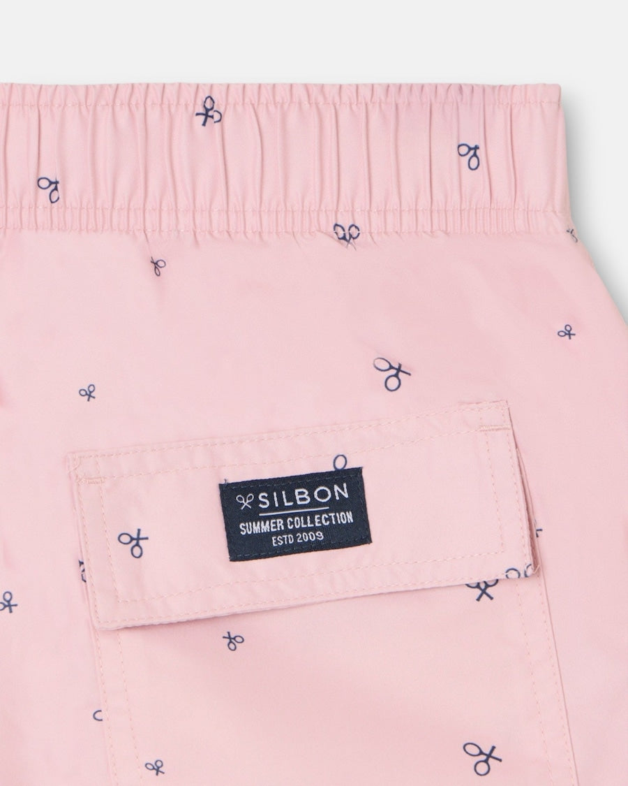 BAÑADOR SILBON MINIRAQUETAS - CORAL