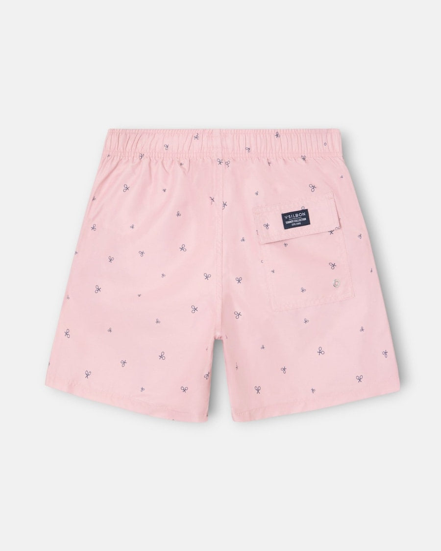 BAÑADOR SILBON MINIRAQUETAS - CORAL