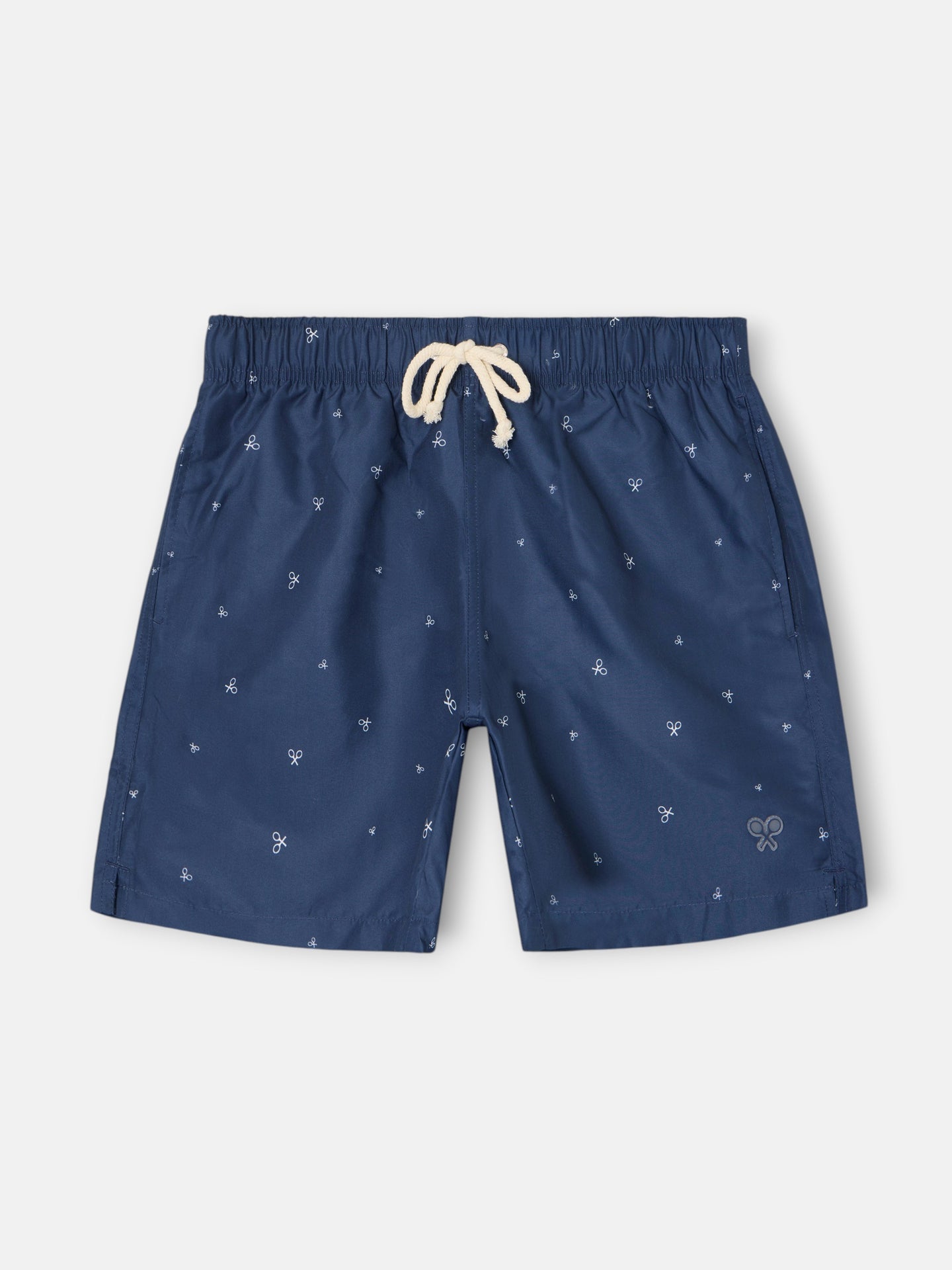 BAÑADOR SILBON MINIRAQUETAS - MARINO