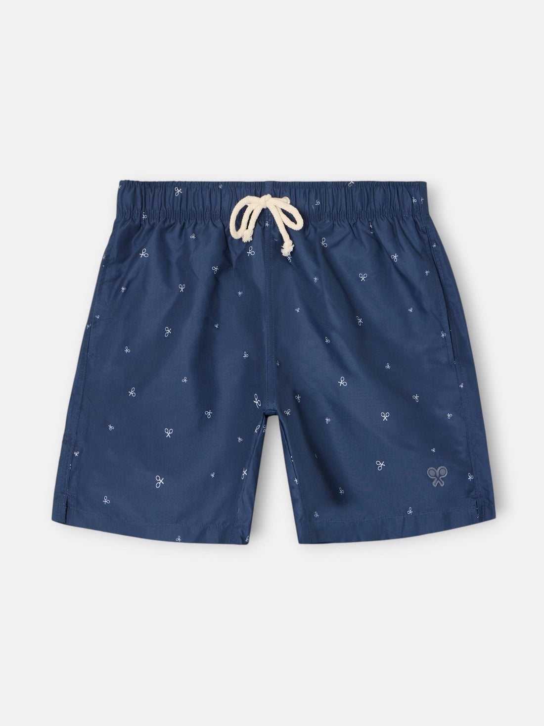 BAÑADOR SILBON MINIRAQUETAS - MARINO