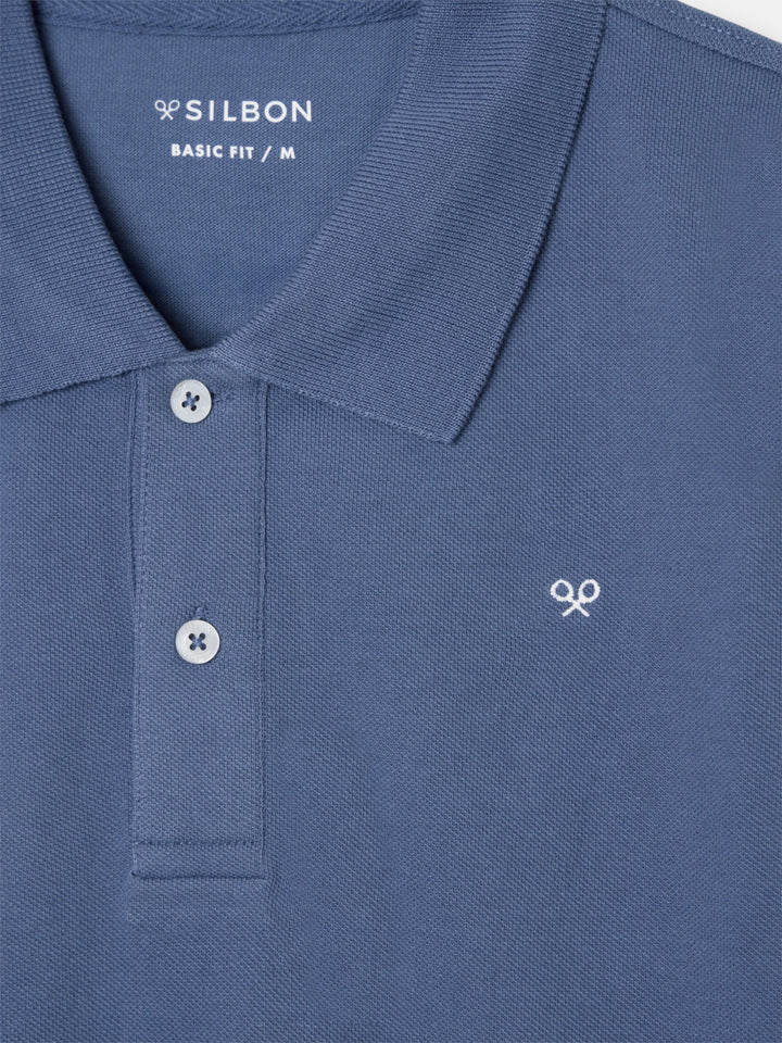 POLO SILBON CLASICO - AZUL