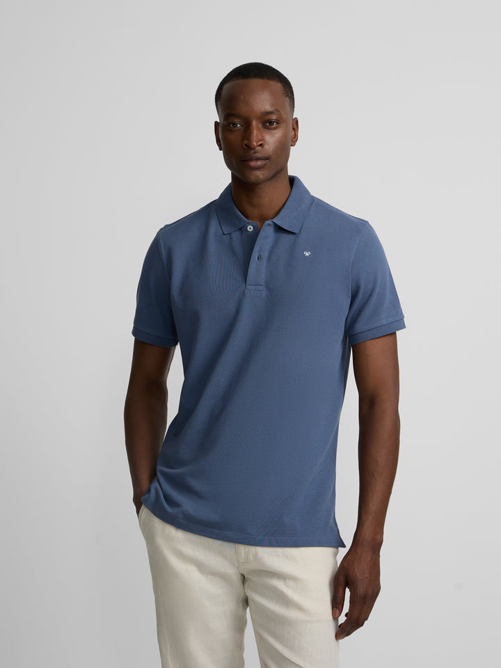 POLO SILBON CLASICO - AZUL