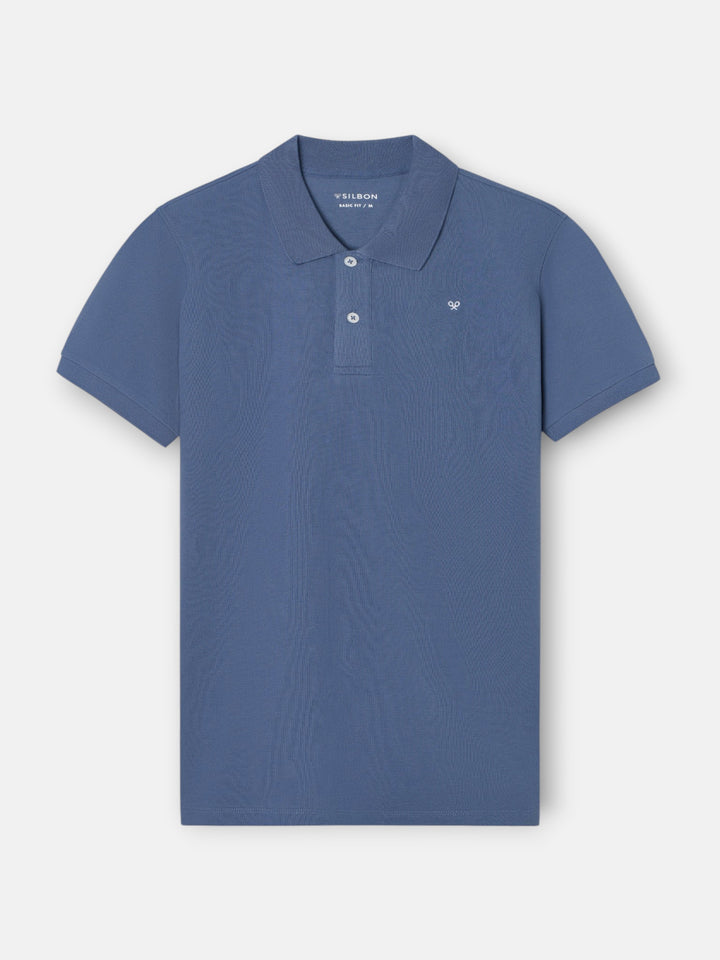 POLO SILBON CLASICO - AZUL