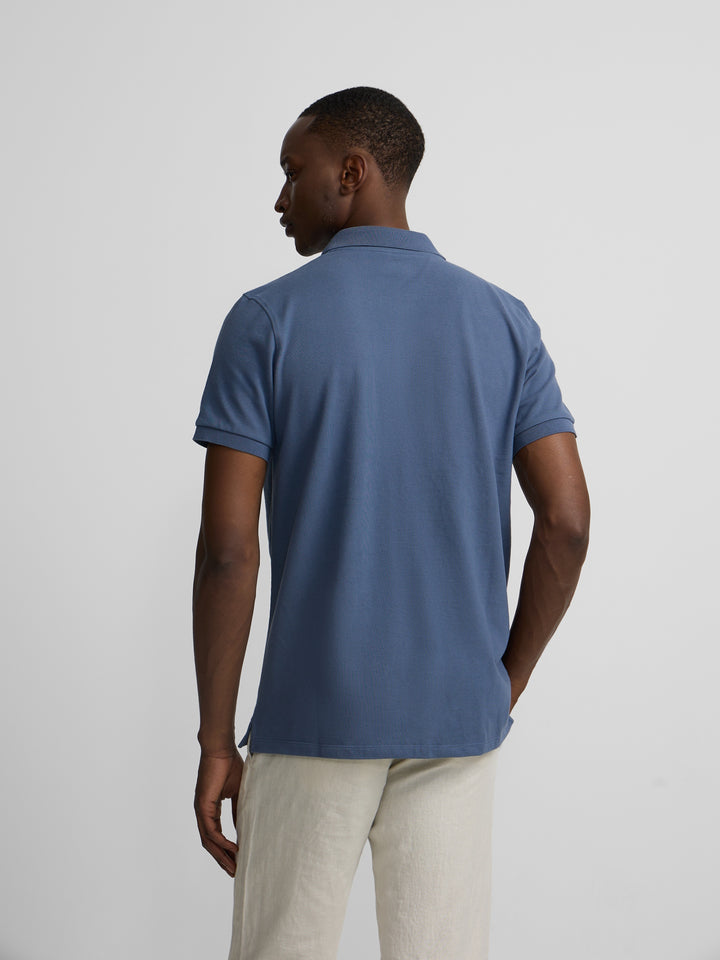POLO SILBON CLASICO - AZUL