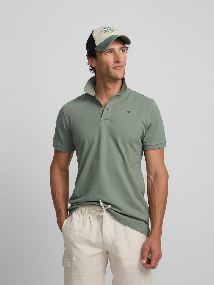 POLO SILBON LISO - VERDE