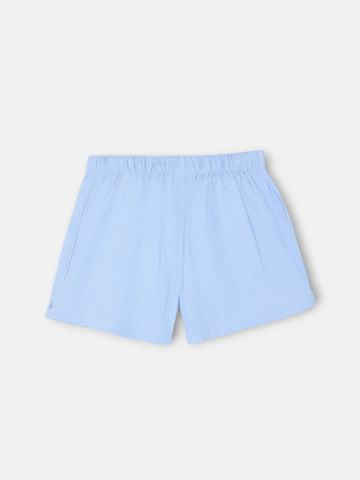 CALZONCILLO SILBON MINI CUADRO - CELESTE