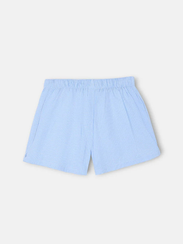 CALZONCILLO SILBON MINI CUADRO - CELESTE