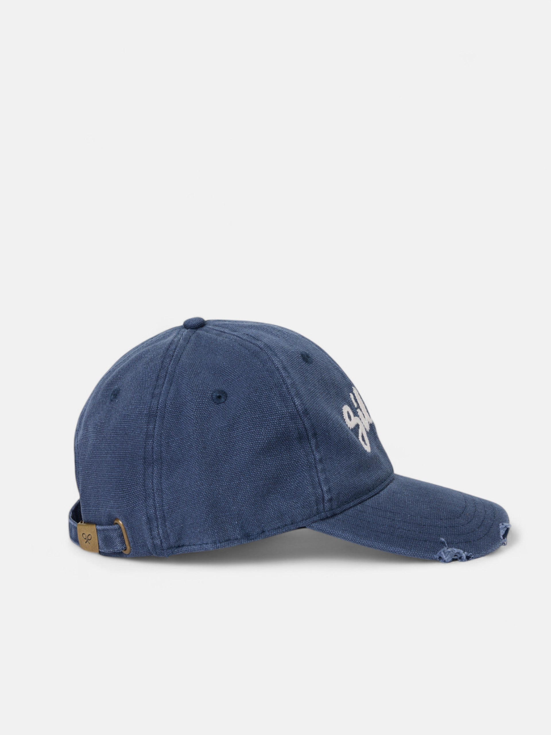 GORRA SILBON DESGASTADA - MARINO