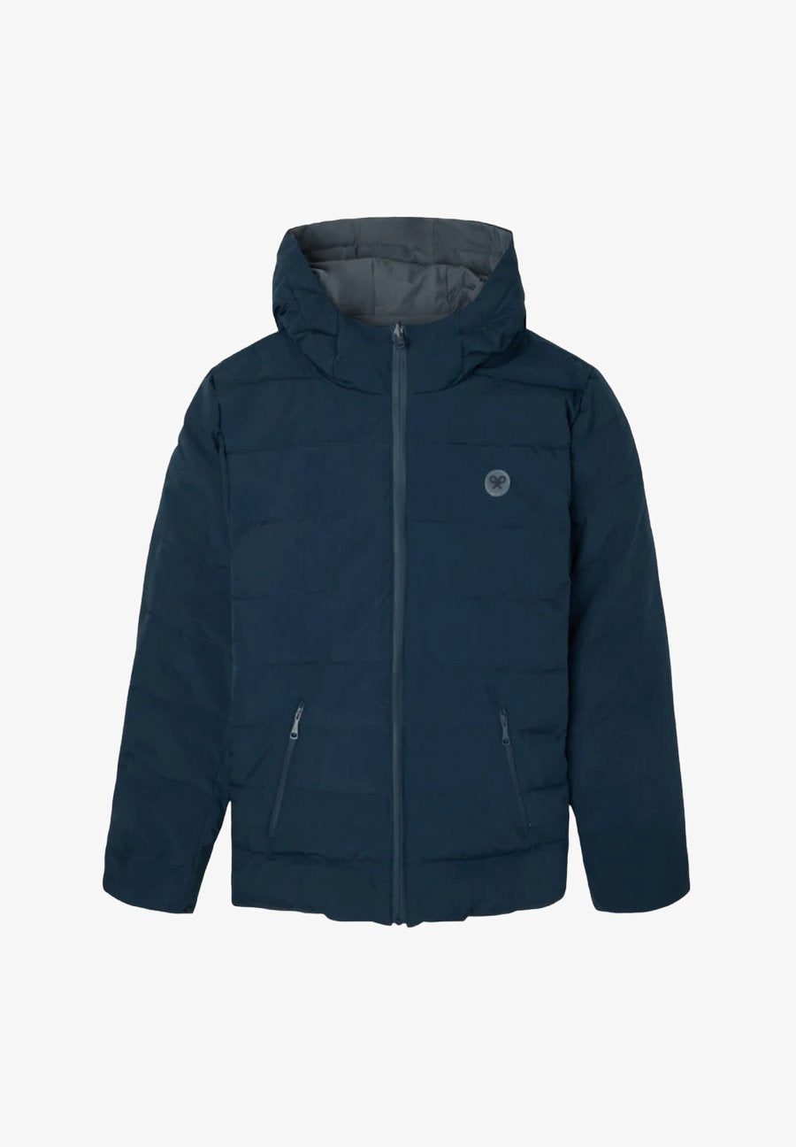 ABRIGO SILBON TECNICO REVERSIBLE - MARINO