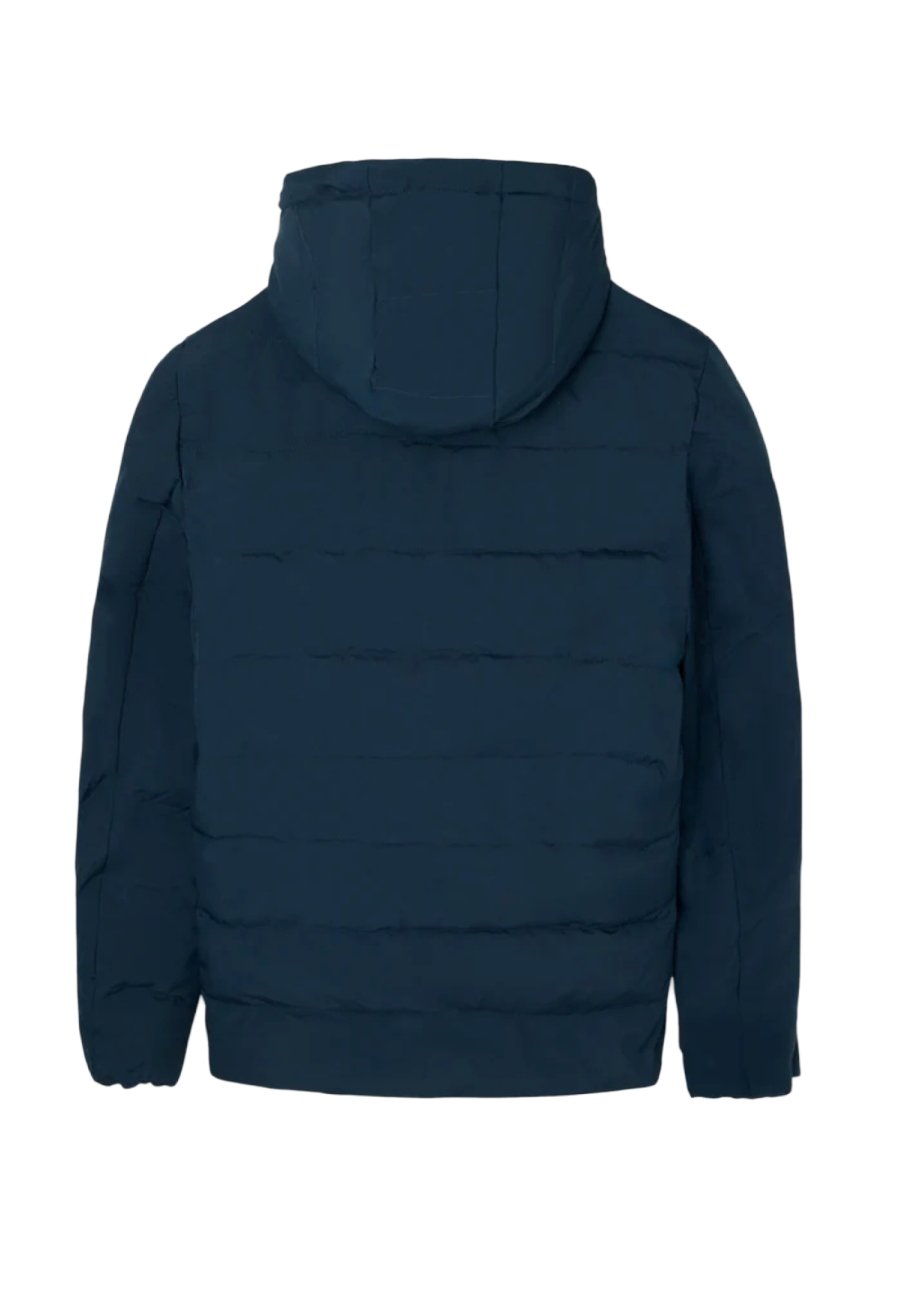 ABRIGO SILBON TECNICO REVERSIBLE - MARINO