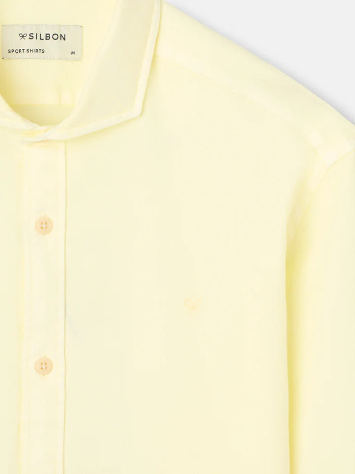 CAMISA SPORT ESTRUCTURA SILBON - AMARILLO