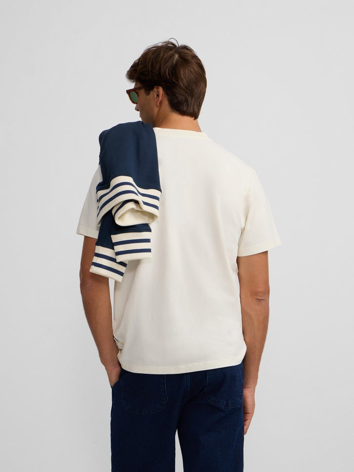 CAMISETA SILBON FLOCK - BEIGE