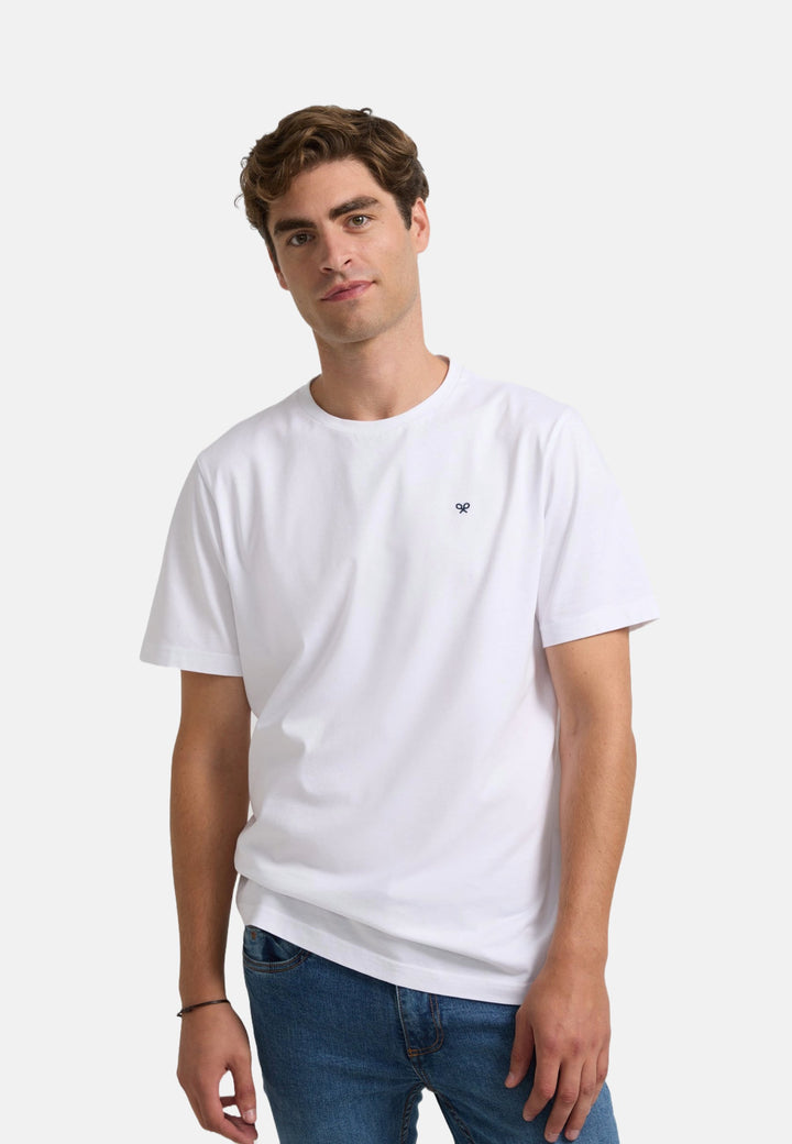CAMISETA SILBON CIRCULO ETNICO - BLANCO