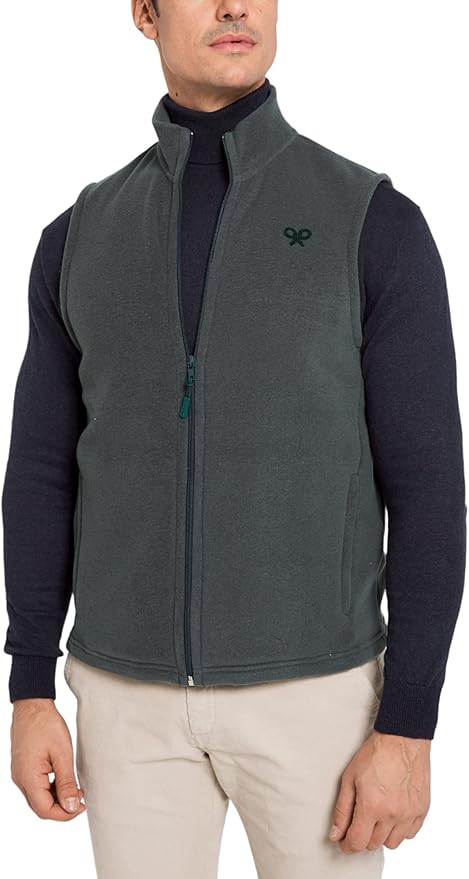 CHALECO SILBON POLAR CLASICO - VERDE