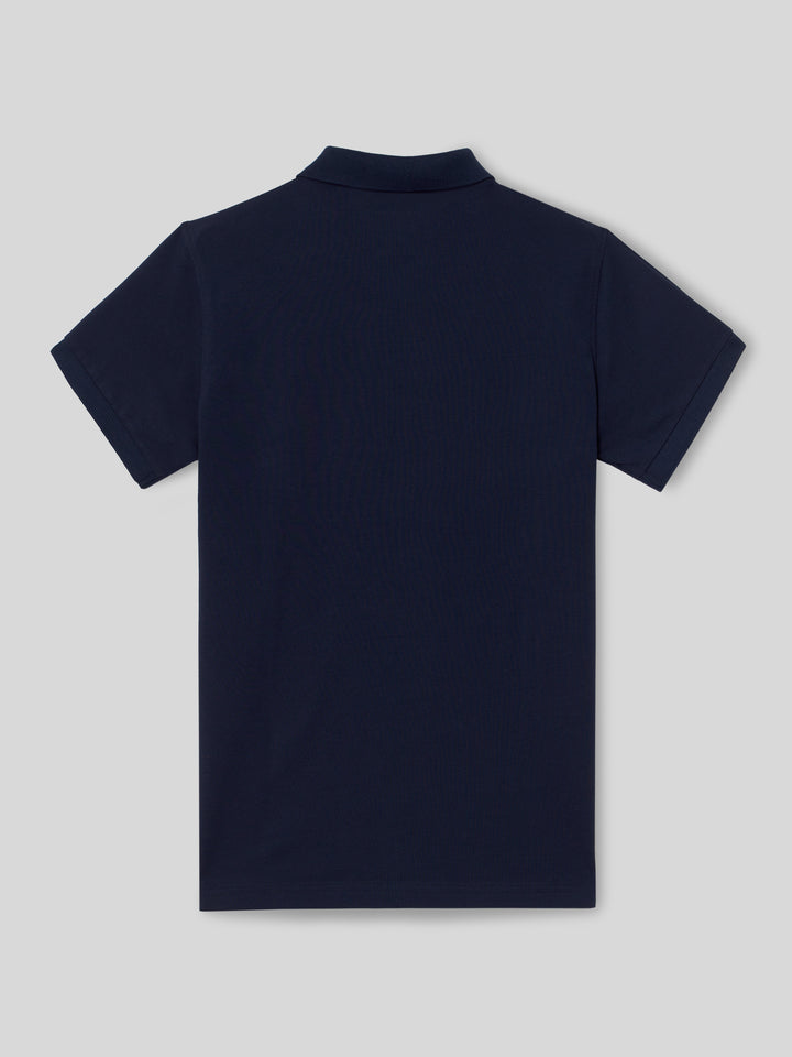 POLO SILBON LISO - MARINO