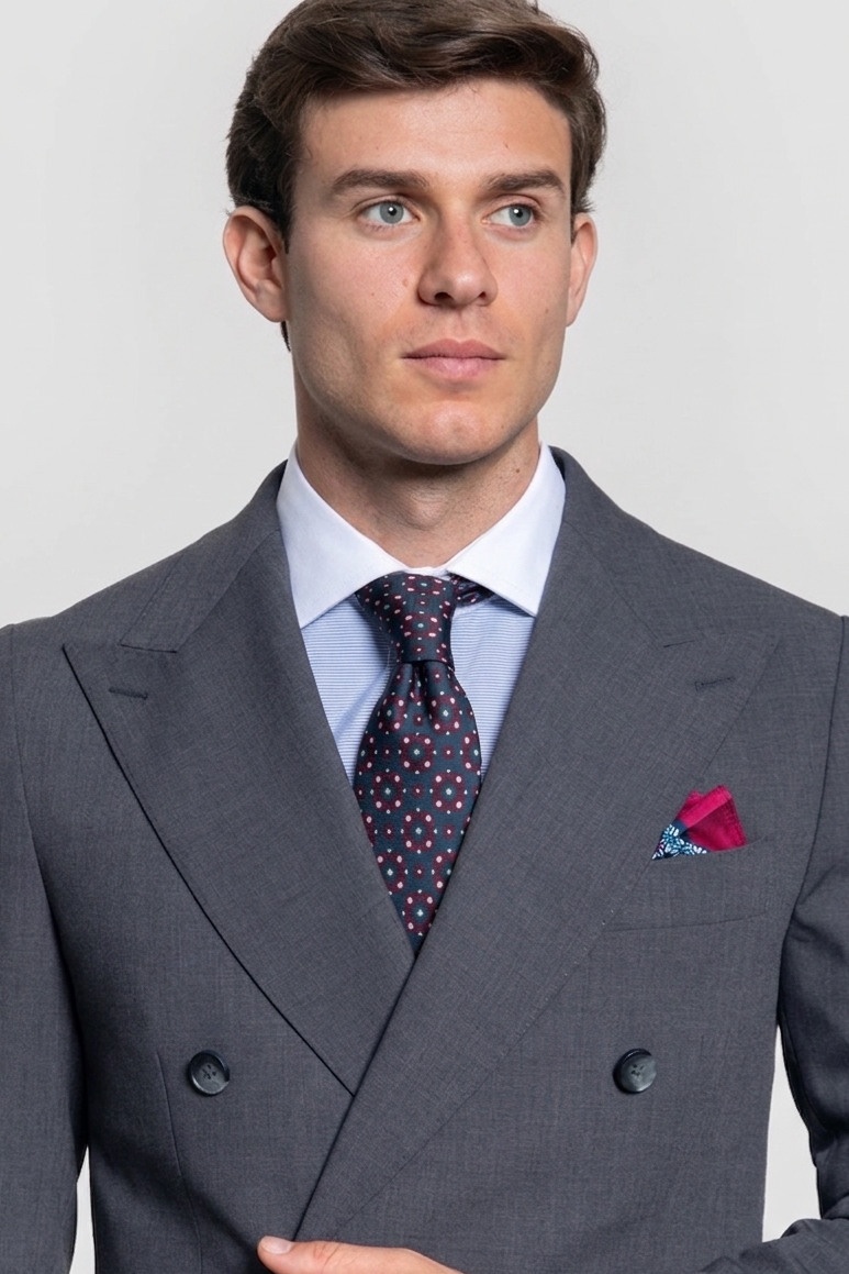 Corbata Estampada Marino
