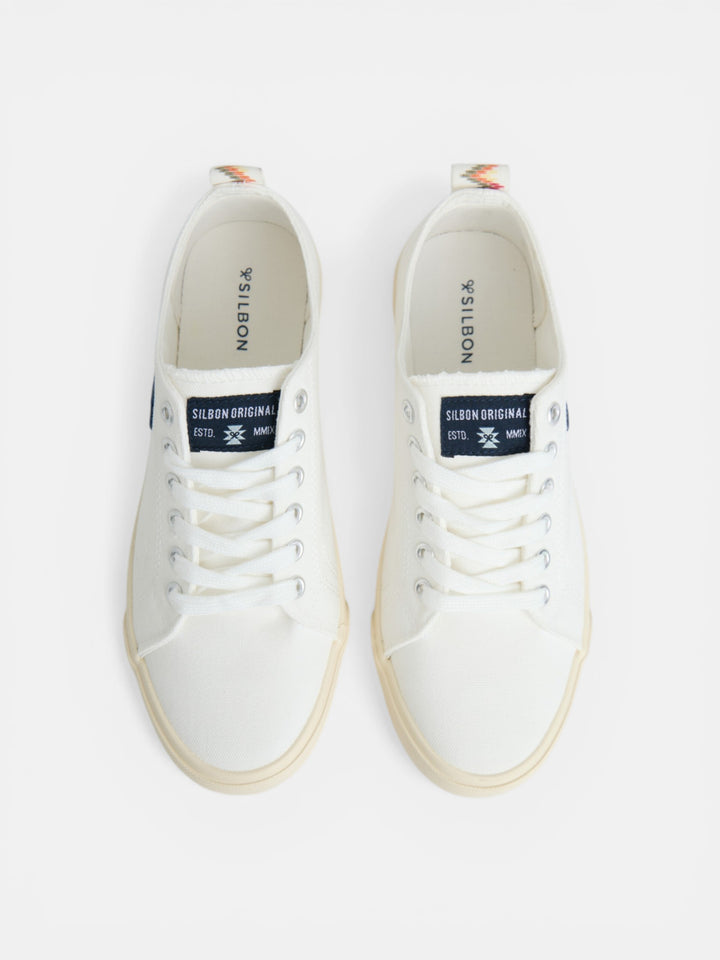 ZAPATILLA SILBON CLASICA LONA - BLANCO