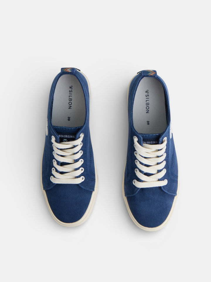 ZAPATILLA SILBON CLASICA LONA - MARINO