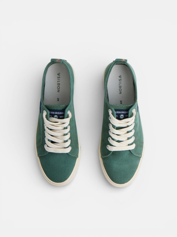 ZAPATILLA SILBON CLASICA LONA - VERDE