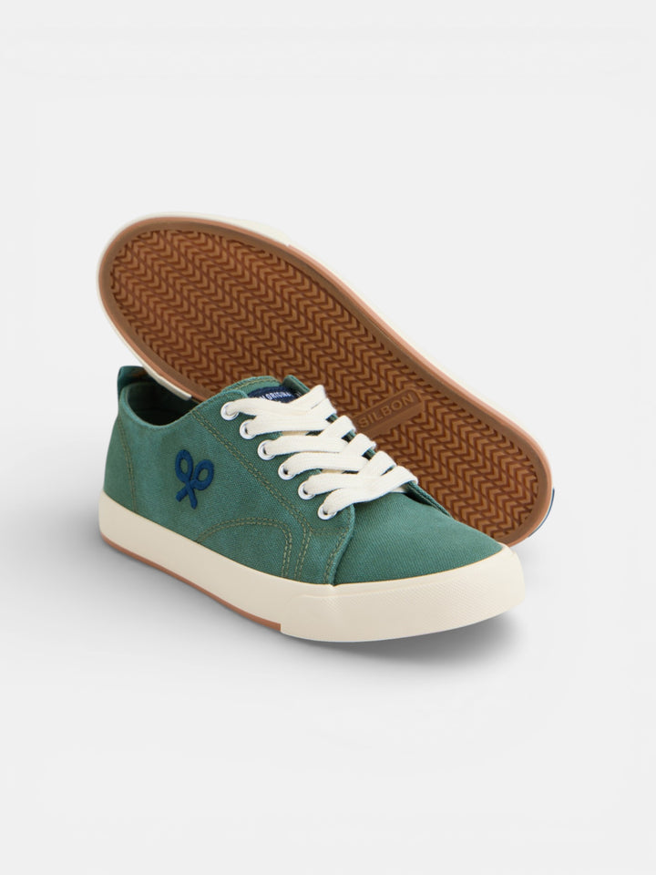 ZAPATILLA SILBON CLASICA LONA - VERDE