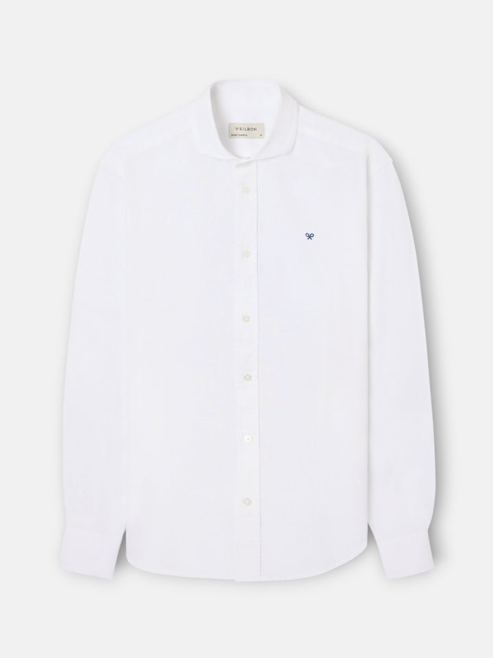CAMISA SILBON SPOR LINO - BLANCO