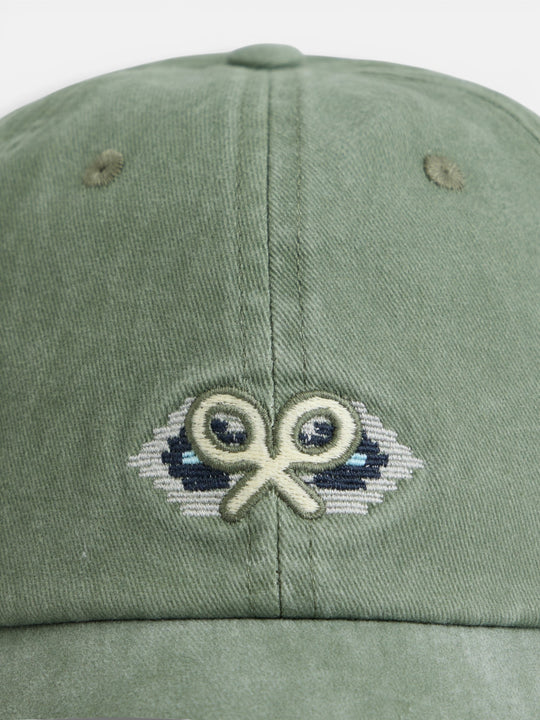 GORRA SILBON RAQUETA ETNICA - VERDE