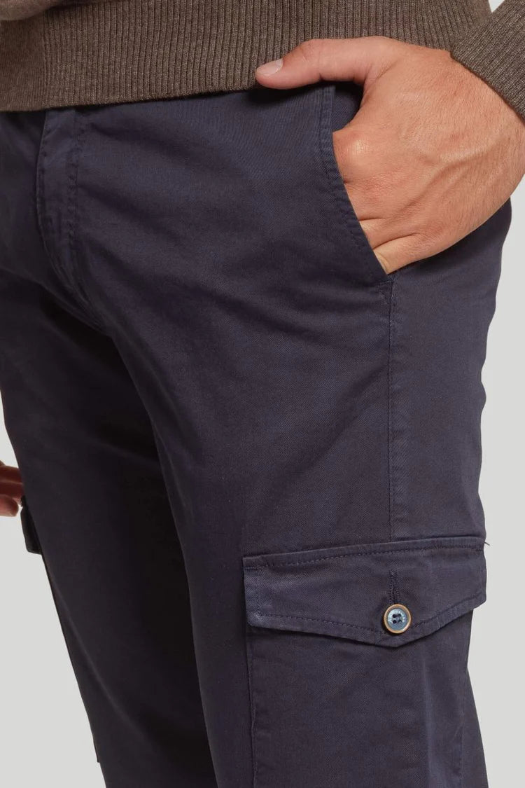 PANTALON CARGO 3892 - MARINO