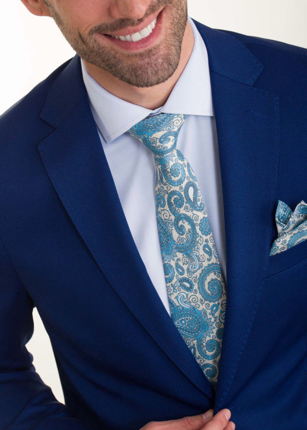 TRAJE NIZA 20204 - AZUL TINTA