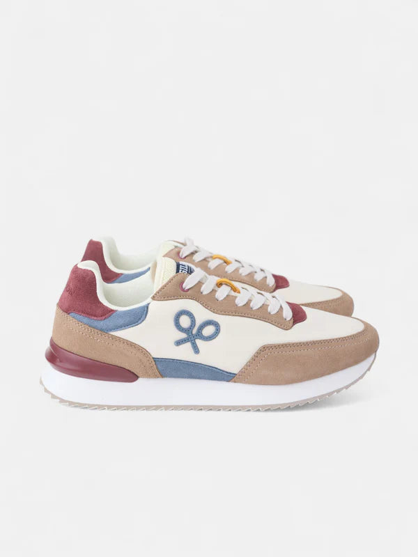 ZAPATILLA SILBON RUNNING - BEIGE