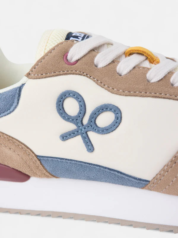 ZAPATILLA SILBON RUNNING - BEIGE