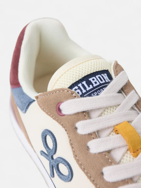 ZAPATILLA SILBON RUNNING - BEIGE
