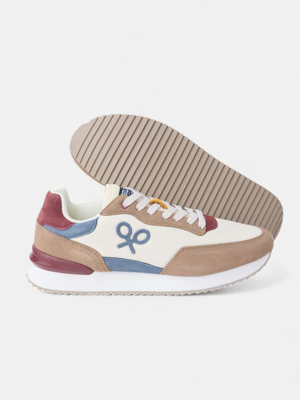 ZAPATILLA SILBON RUNNING - BEIGE